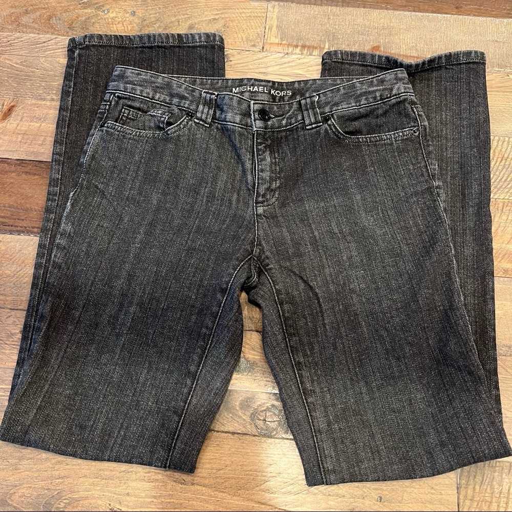 Michael Kors Black Denim Jeans Women sz 6.